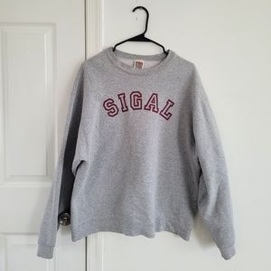 Fruit of the loom ovesized gray sweatshirt